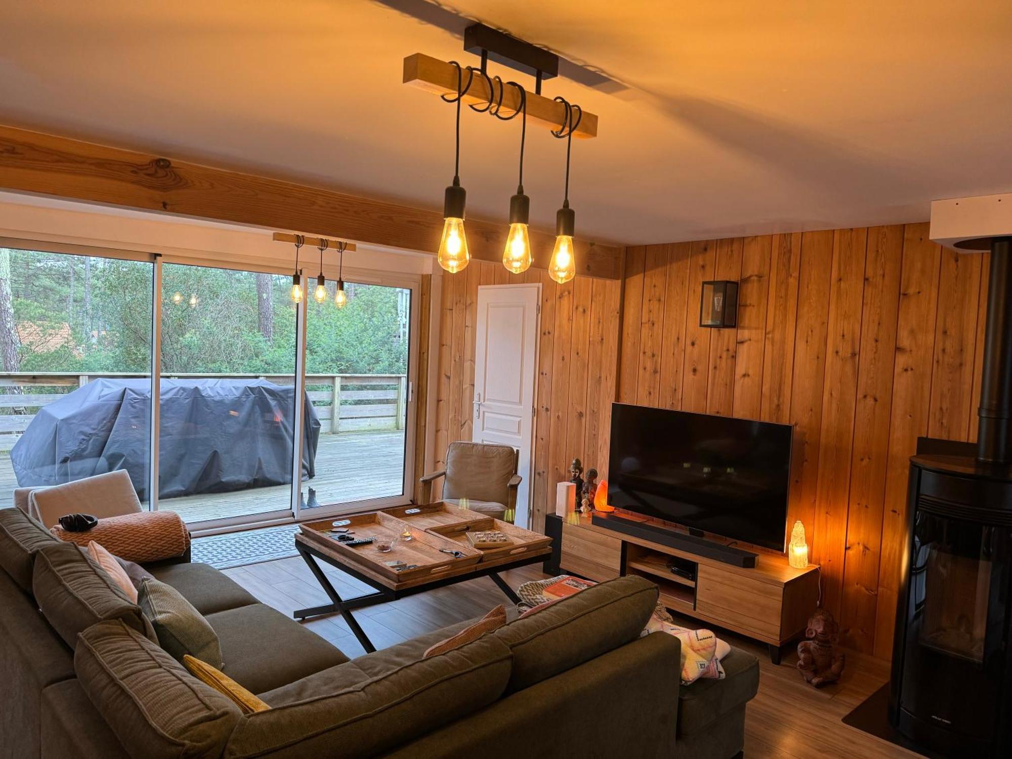 Chalet Du Bonheur - La Jenny Naturist Area Le Porge Bagian luar foto